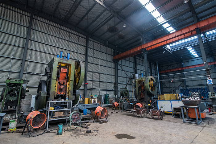 江苏网架配件-锥头加工车间